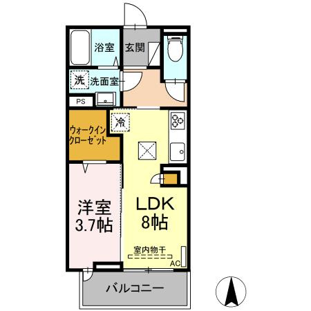 【間取り】 | メゾン　ド　ウミライ元町