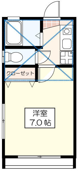 武蔵野市西久保2丁目のアパートの画像