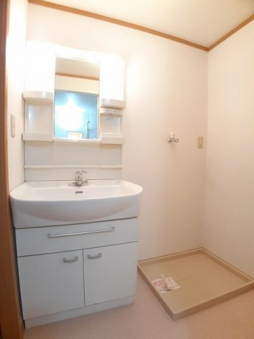 ラ・マーレの洗面所|広い洗面スペース