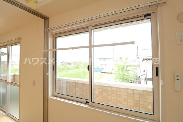 ハイツ９４３ Ａの展望|室内物干し
