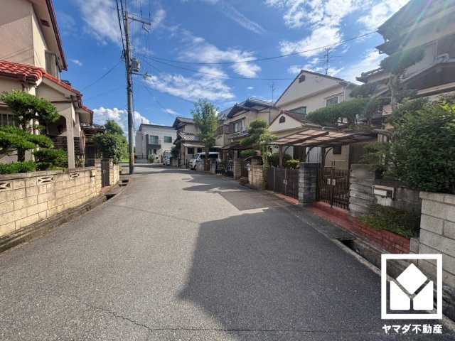 京田辺市興戸南落延の前面道路含む現地写真