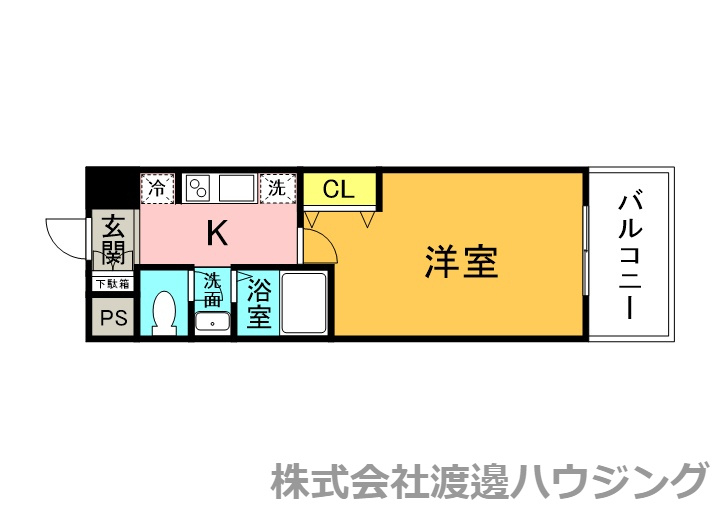モノロカーレ江坂の間取り