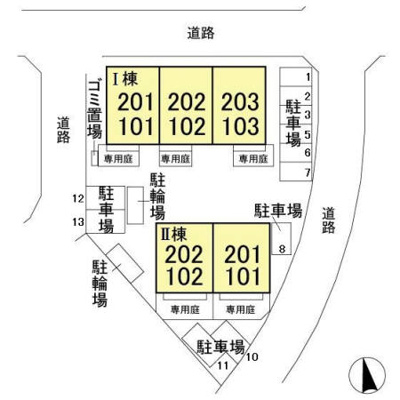 【区画図】 | リヴィール ソワ Ⅱ