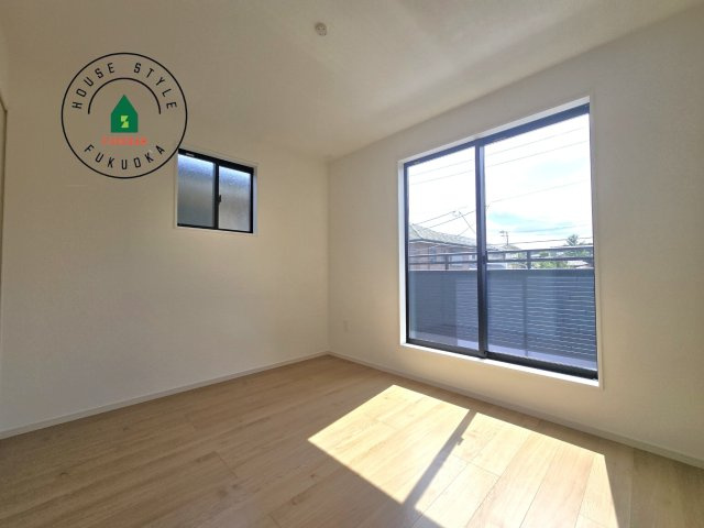 糟屋郡宇美町宇美中央1丁目第4-3棟（2号棟）の内観：施工例|主寝室には収納力に優れたクローゼットがありますので、お部屋もすっきり片付きます。