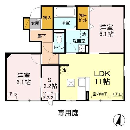 グリーンヴィラ ガーデンの間取り