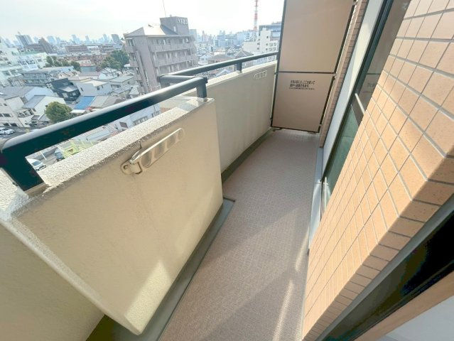 エトワール上新庄のバルコニー