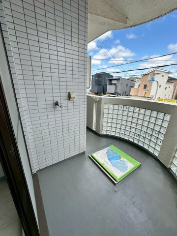 第二庭園ハイツのバルコニー