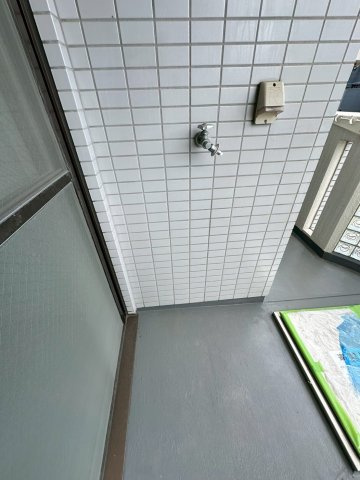 第二庭園ハイツのバルコニー