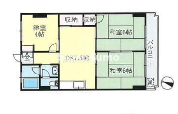 第二常盤台ハイツの間取り