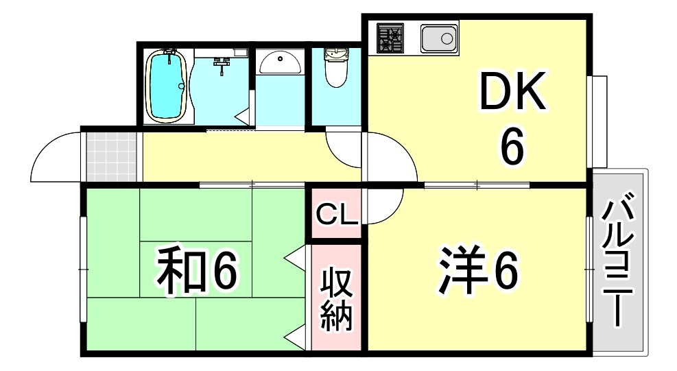 綱崎マンションの間取り