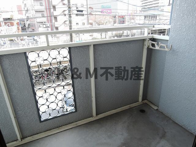 ラフィーヌ北小金のバルコニー|バルコニー付きです