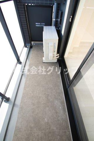 Le'a横濱和田町弐番館のバルコニー