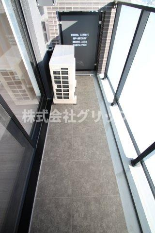 Le'a横濱和田町弐番館のバルコニー