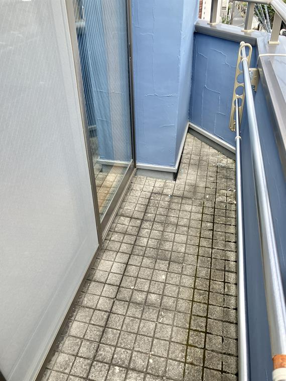 小山戸建のバルコニー