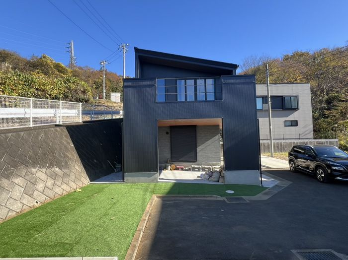 ラフシアNAGANUKIⅡ　新築モデルの前面道路含む現地写真|前面道路含む現地写真です