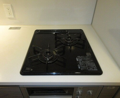 【設備】 | ライオンズ横濱関内レジデンス | ２口ガスコンロ（内装前）