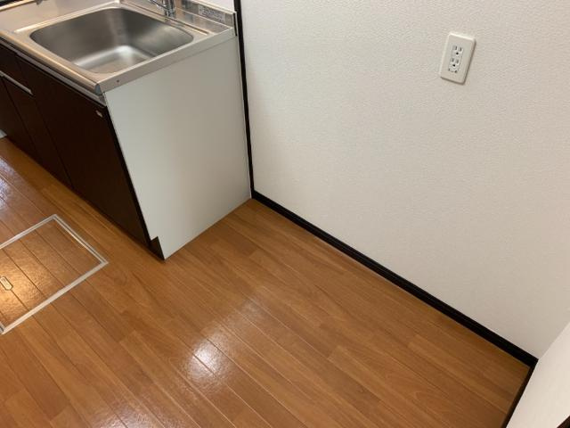 ヒルズ押草のキッチン|冷蔵庫置き場