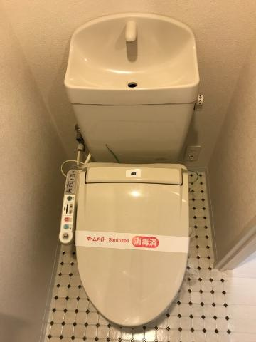 カメリアコートのトイレ|シャワー付トイレ