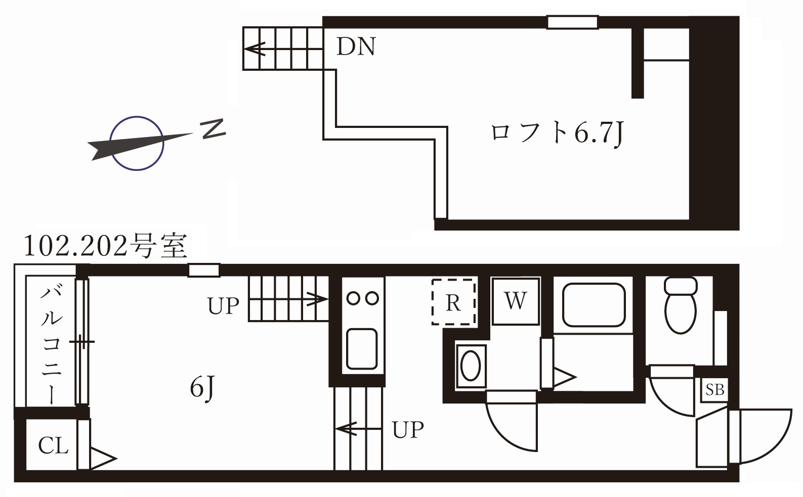 ソレアードの間取り