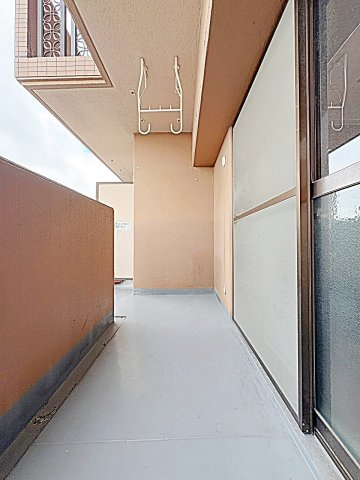 レジデンス南川のバルコニー