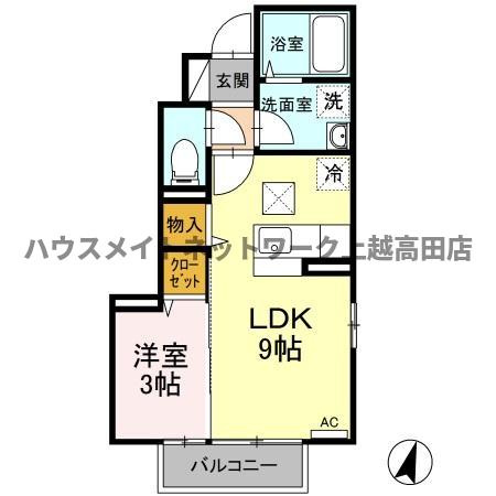 ＣＡＳＡフィオーレの間取り|間取図