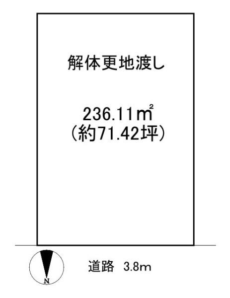 桜井市大字粟殿の売地