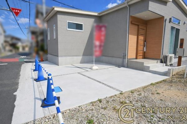 橿原市曽我町 ／新築一戸建の駐車場|■現地撮影写真■駐車スペースです！