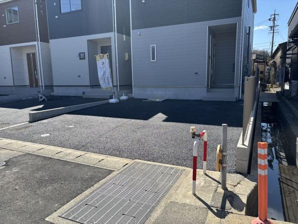 碧南市福清水町４丁目の新築一戸建の駐車場|２台駐車できます！