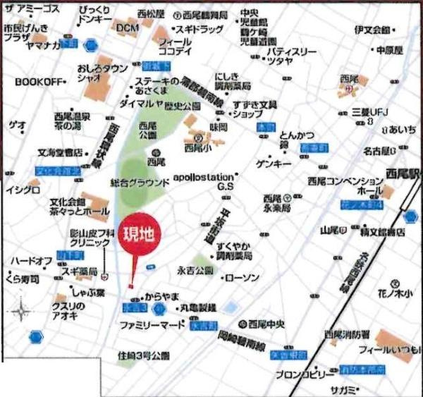 西尾市永吉3丁目01期　全2棟・1号棟のその他|交通アクセス図です。
