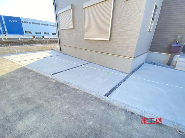 蒲郡第52三谷町東　全2棟・1号棟の駐車場|施工例