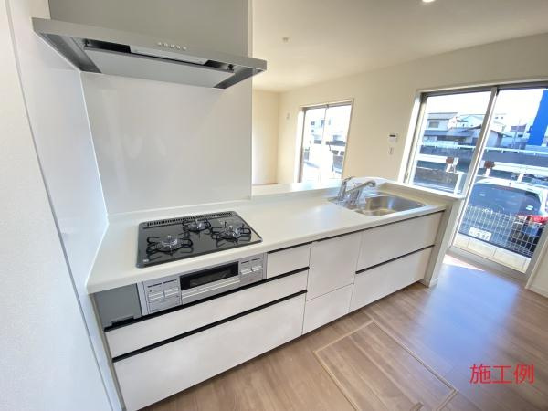 蒲郡第52三谷町東　全2棟・2号棟のキッチン|施工例