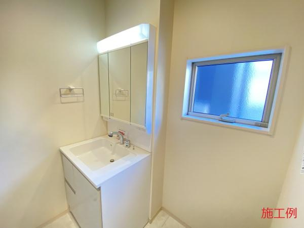 蒲郡第52三谷町東　全2棟・2号棟の独立洗面台|施工例