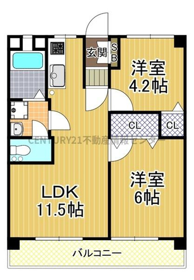 【間取り】 | 此花厚生年金住宅A棟