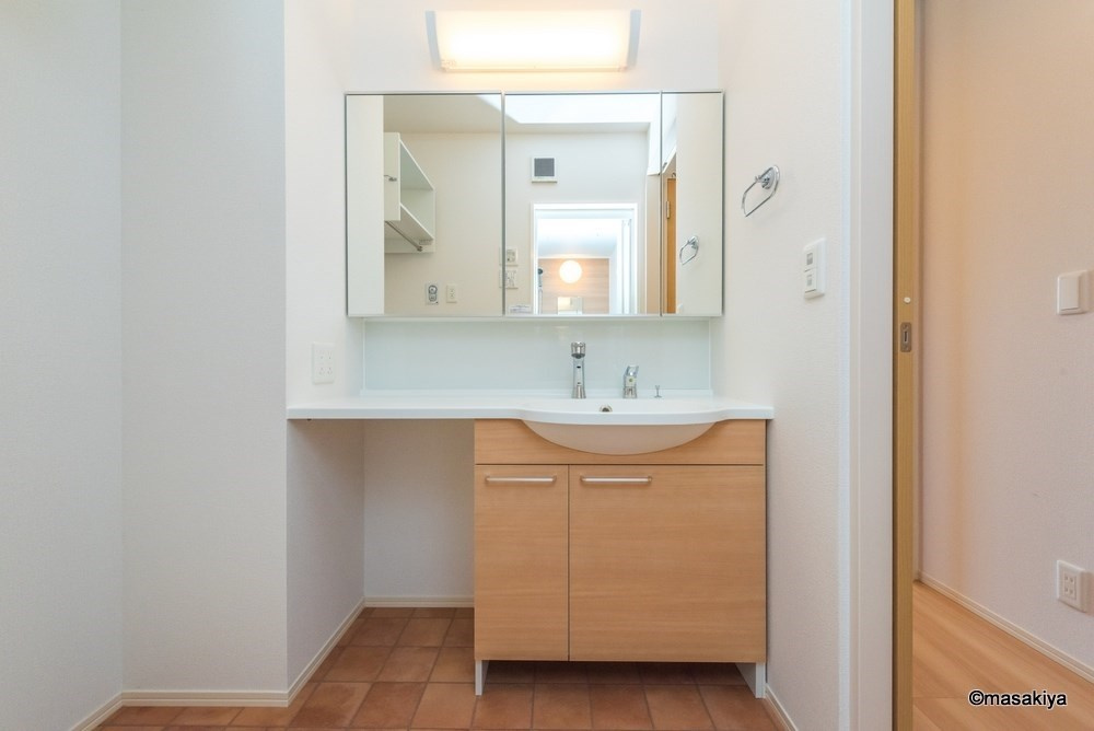 サウザン夢　Ａ棟の洗面所|洗面・脱衣　シャンプードレッサー付