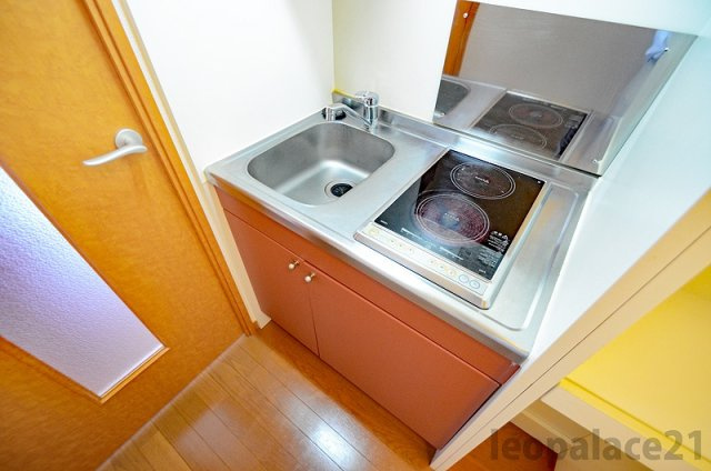 レオパレスドリームパンションのキッチン|設備・使用は号室により異なる為、現況を優先致します。