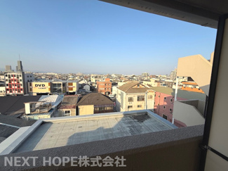 【展望】 | パールヒル尼崎　最上階角部屋・リフォーム済 | バルコニーからの眺望です♪周囲の目線も気になりませんね！