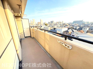 【バルコニー】 | パールヒル尼崎　最上階角部屋・リフォーム済 | バルコニーです♪日当たり良好です！１