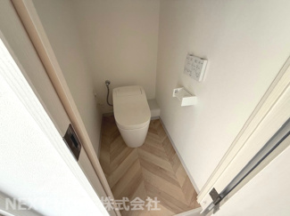 【トイレ】 | パールヒル尼崎　最上階角部屋・リフォーム済 | 新品のトイレです♪水廻り全てが新品で気持ちよくご入居していただけます！！