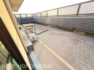 【バルコニー】 | パールヒル尼崎　最上階角部屋・リフォーム済 | 約55.2㎡のルーフバルコニーです♪水栓も設けられております！！