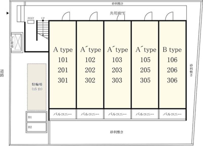 【区画図】 | リブリ・シュシュ セーイシックス