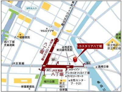 【地図】 | カスタリア八丁堀