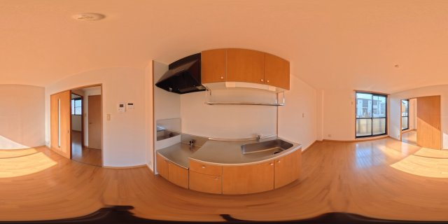 岡崎市赤渋町字西河原のアパートのキッチン