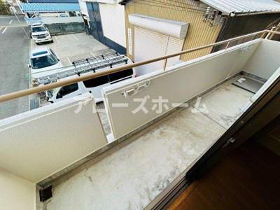 【バルコニー】 | 明豊マンション | ※室内写真は前回募集の同一マンション別室につきイメージです。
