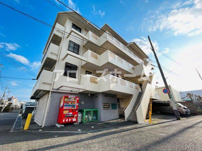 【外観】 | 明豊マンション | ※室内写真は前回募集の同一マンション別室につきイメージです。