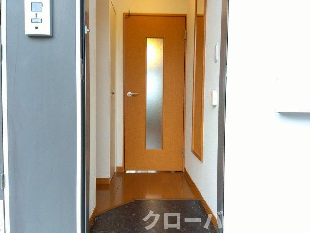 レオパレスあいれすと田村の玄関