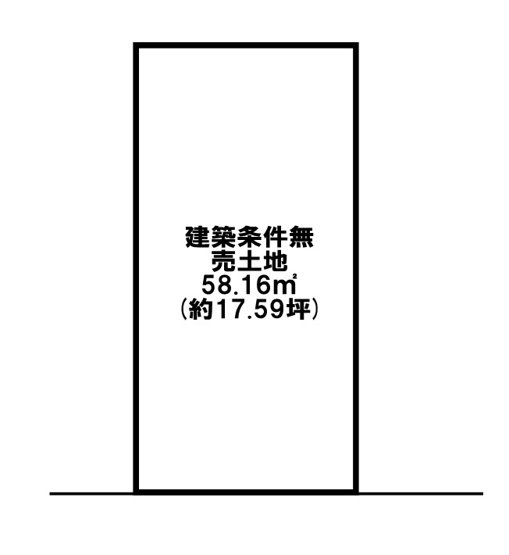 【土地図】 | 嵐山朝月町　建築条件無し売土地