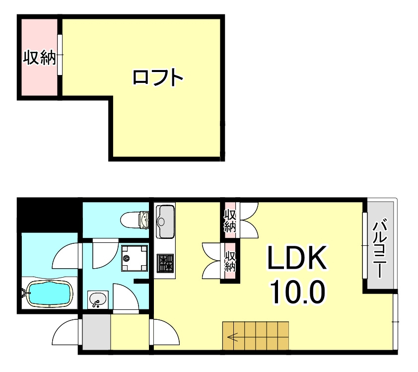 LOFTの間取り