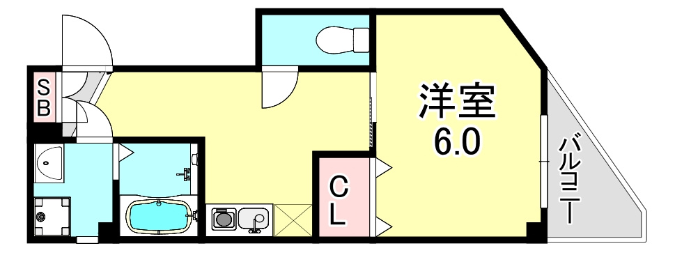 Angelot浜崎通の間取り