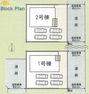 【区画図】 | 新築　クレイドルガーデン玉島乙島第11　全2棟 | 区画図
