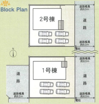 【区画図】 | 新築　クレイドルガーデン玉島乙島第11　全2棟 | 区画図